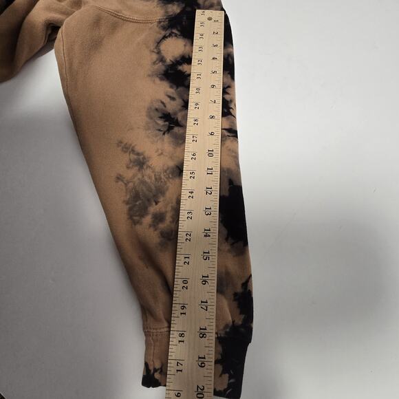 Jeffree Star Cosmetics Hoodie Size Large Tie-Dye Tan Beige Black Sweatshirt 3XL - Picture 9 of 10